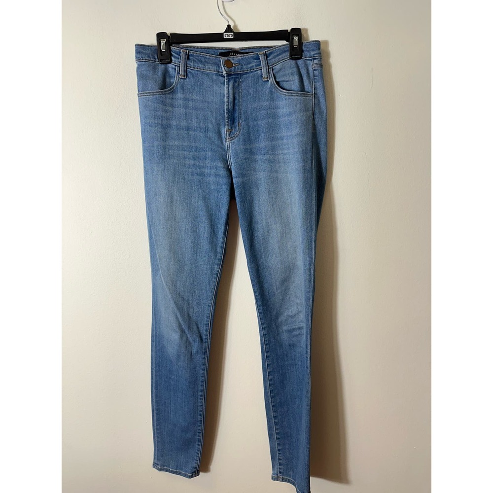 J Brand Medium Wash High Rise Skinny Jeans Sz 28